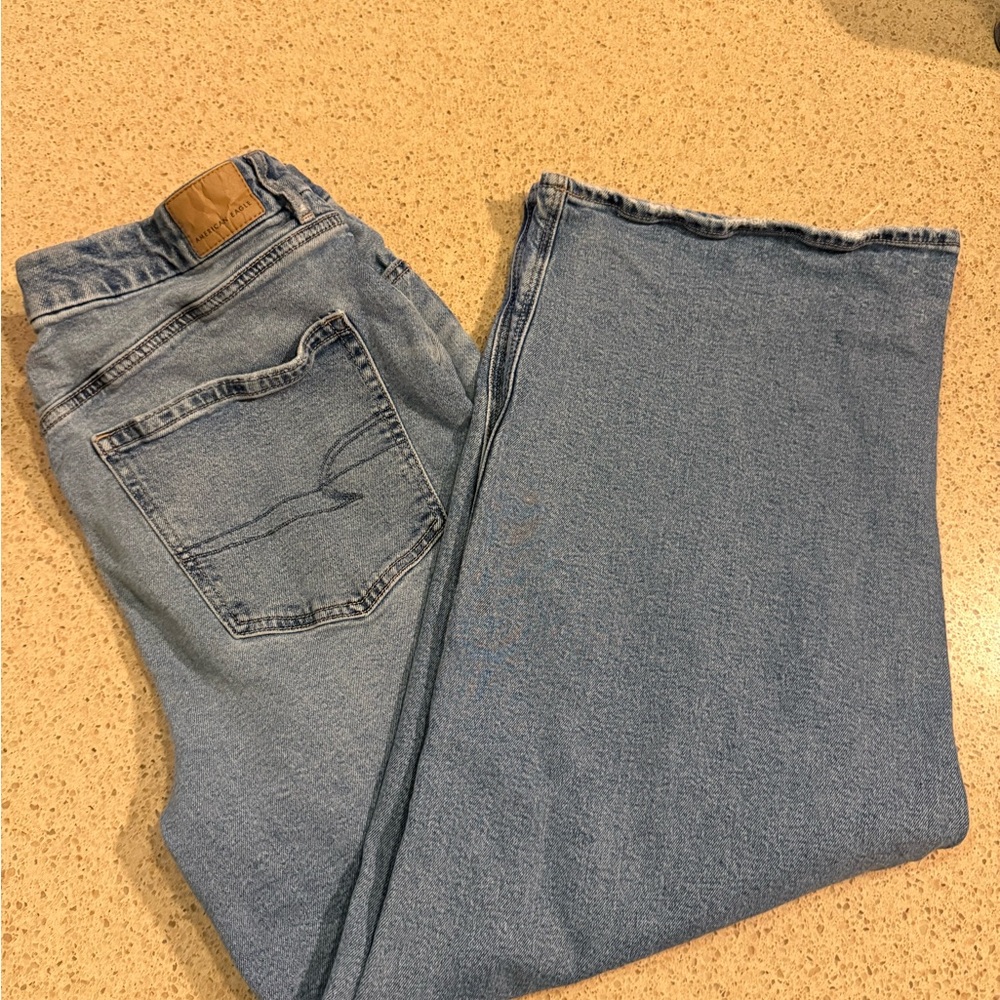 American Eagle Outfitters Curvy High Rise Straight Jeans
